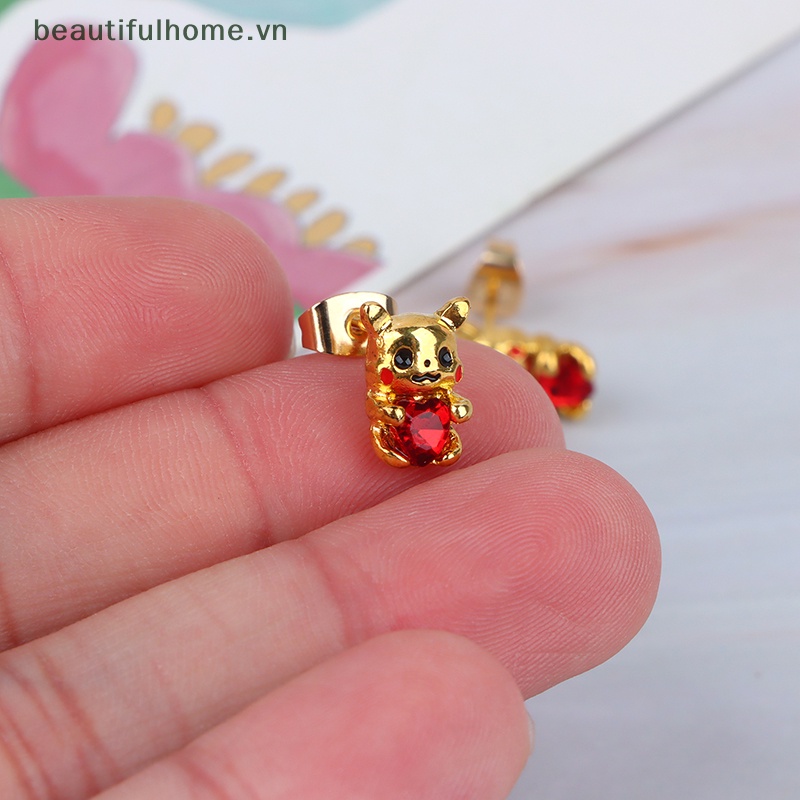 [beautifulhome] Vòng cổ Mặt Đá Trắng Hình Trái Tim Hoạt Hình Sáng Tạo Dễ Thương [beauty]