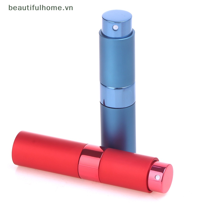 Bình Nước 8ML Bằng Nhôm Họa Tiết Mây Có Thể Bơm Đầy Lại Tiện Dụng