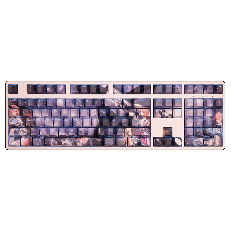 Asta Keycaps Cherry Profile Honkai Star Rail Anime Chủ Đề PBT Dye Sub Bàn Phím Cơ Keycap