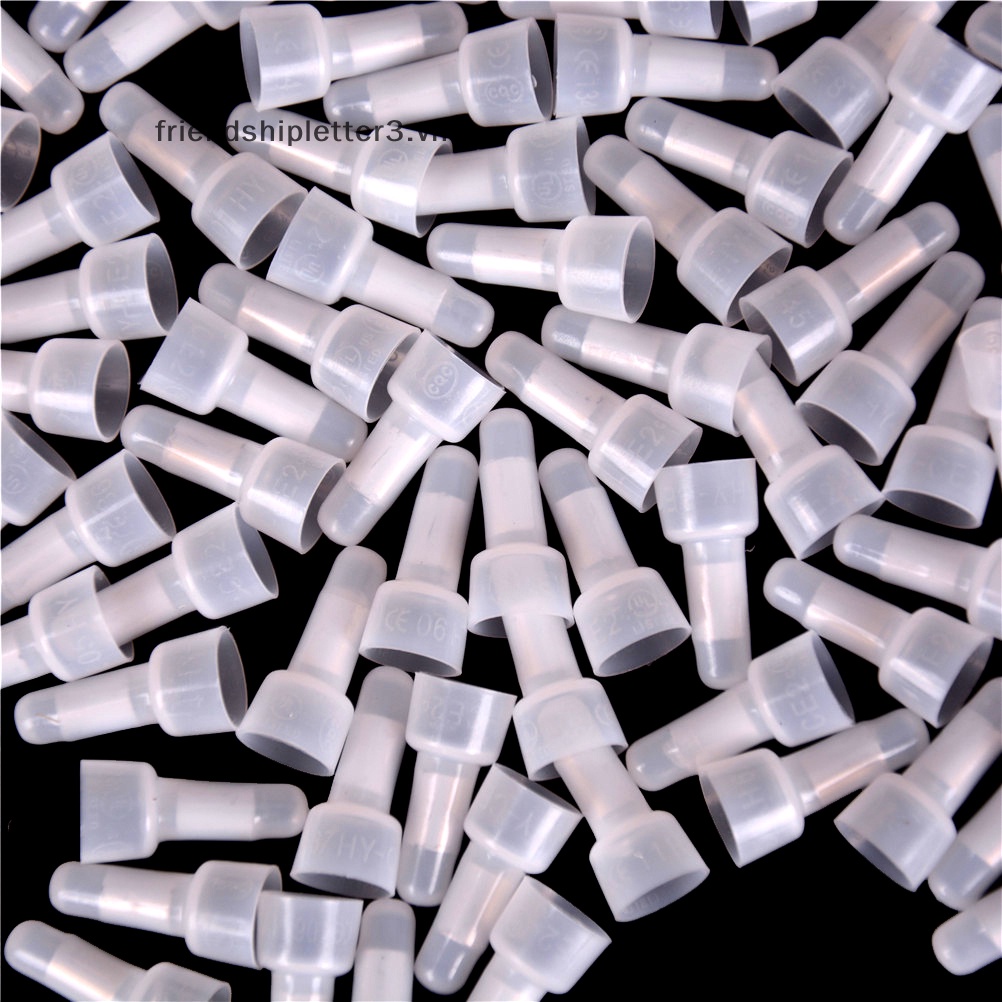Set 100 Nắp Đậy Đầu Nối Dây Điện AWG 16-14.