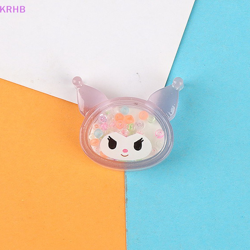 Set 6 Miếng Dán Dạ Quang Dùng Để Trang Trí Ốp Điện Thoại Hình Cây Kem Sanrio Độc Đáo Mới