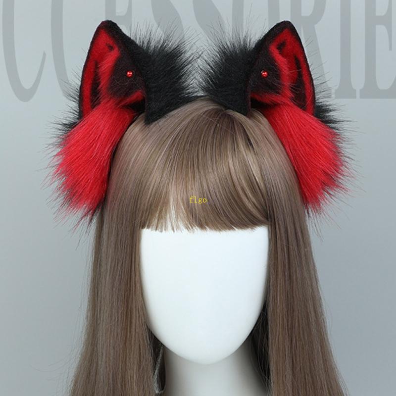 Băng Đô Tai Cáo Và Đuôi Hóa Trang Halloween Cho Người Lớn Và Trẻ Em