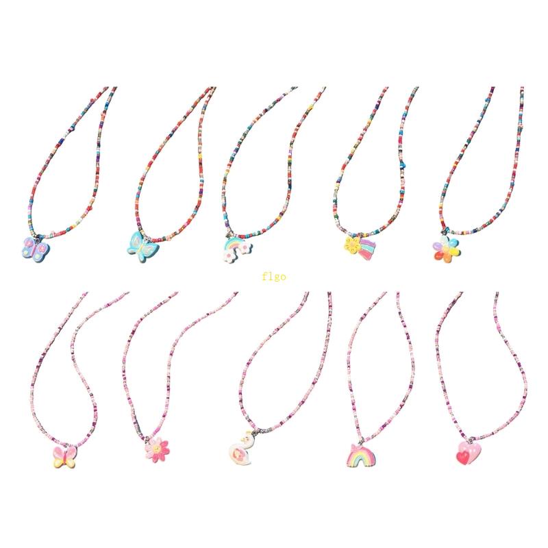 Vòng Cổ Choker Y2K Hạt Nhiều Màu Ngọt Ngào Thời Trang Cho Nữ