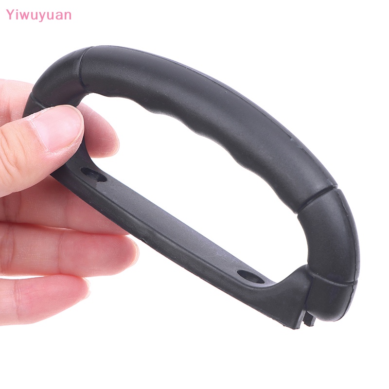 < Yiwuyuan > Núm Tay Cầm Túi Khí Vali Bằng Nhựa Màu Đen Sáng Tạo Chống Trượt Có Thể Gập Lại Thay Thế Mới
