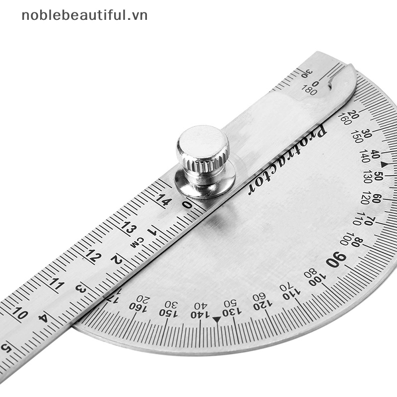 Thước Đo Góc Đa Năng 15cm 180 Độ Bằng Thép Không Gỉ Tùy Chỉnh