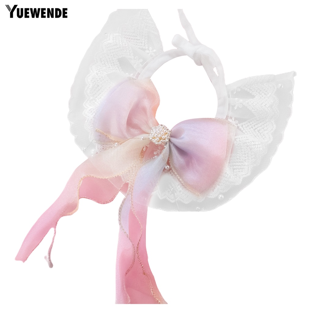 Yq.e Vòng Cổ Phối Tua Rua Bằng Polyester Không Gây Kích Ứng Thân Thiện Với Da Cho Thú Cưng