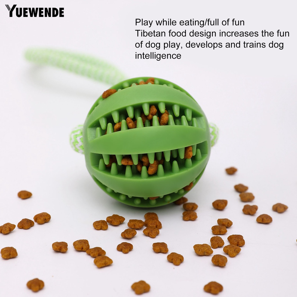 Đồ Chơi Dây Cao Su Gắn Bóng Cao Su Giúp Giữ Sạch Răng Chống Cắn Và Mài Mòn Cho Thú Cưng