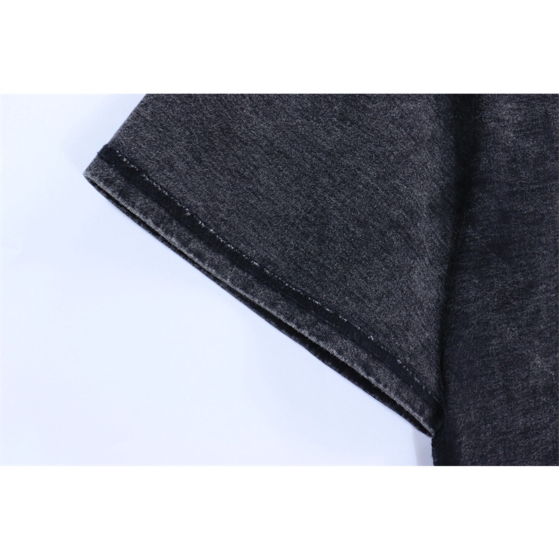 G-elory - DE-PT- Áo Thun Tay Ngắn Dáng Rộng In Chữ Thời Trang Xuân Hè Mới Nhất 23 Trọng Lượng Nặng Cho Nam