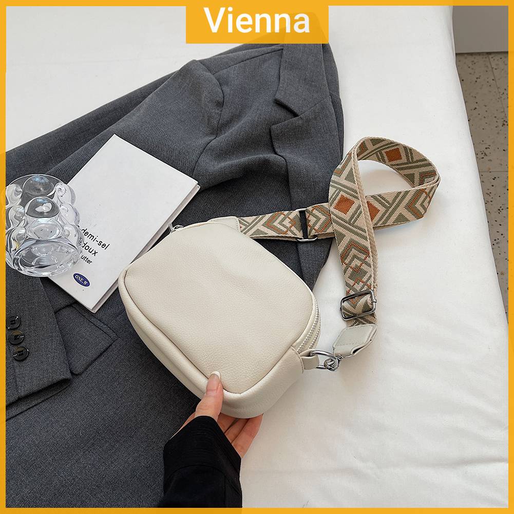 Túi Xách Da PU Dây Đeo Bản Rộng Thời Trang Cho Nữ