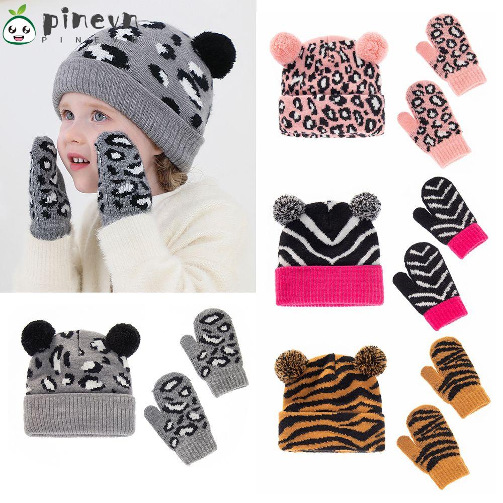 Set Mũ Len Và Găng Tay Giữ Ấm Cho Bé 0-3 Tuổi