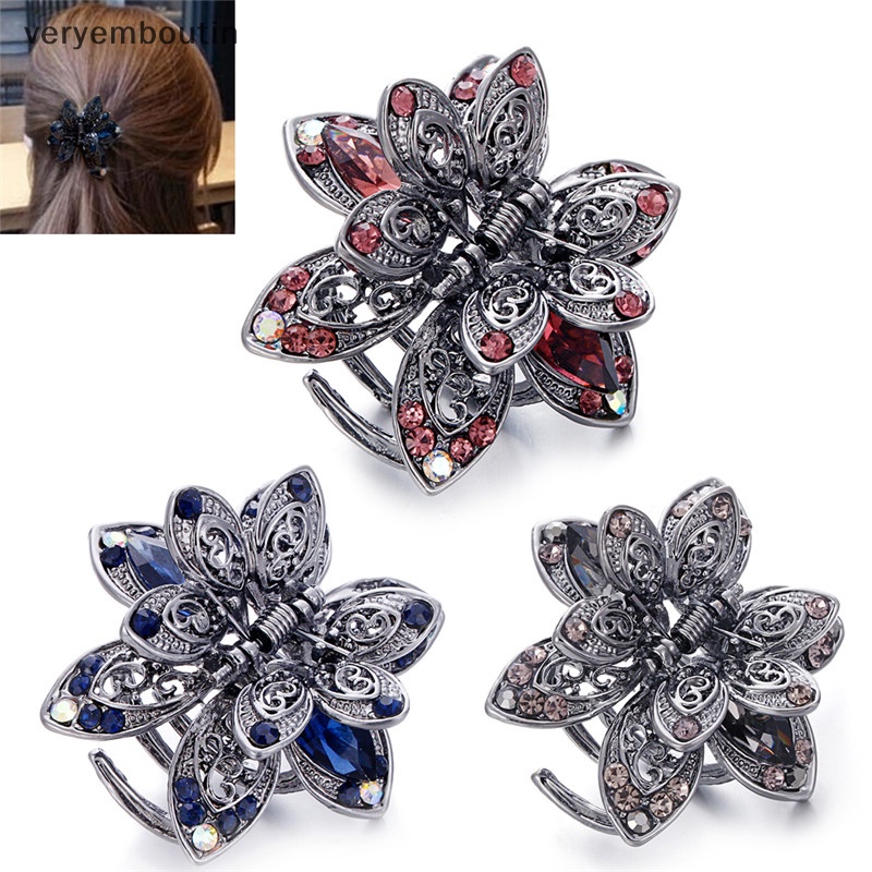 Kẹp Càng Cua Đính Đá Sang Trọng Cho Cô Dâu