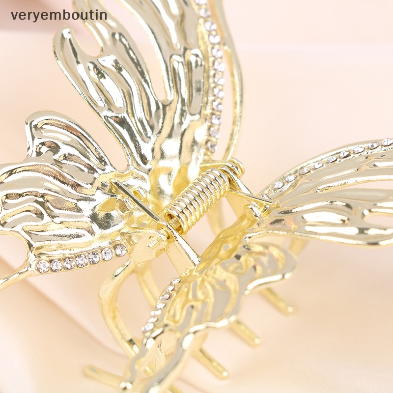 Kẹp Tóc Hình Bướm Bằng Kim Loại Thời Trang Dành Cho Nữ