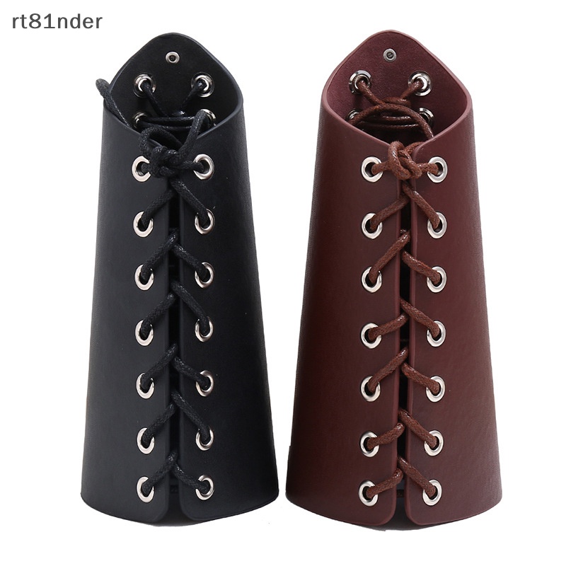 Rt Vòng Tay Giả Da Bản Rộng Cột Dây Hóa Trang Phong Cách Steampunk Cho Nam Và Nữ