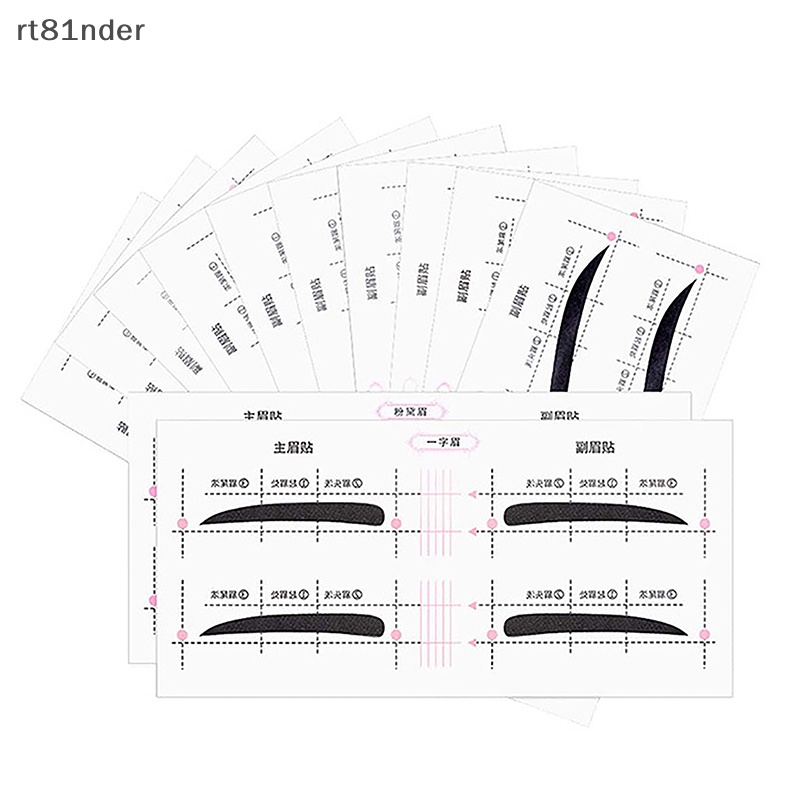 Rt Set 12 Thẻ Dán Lông Mày Nhanh Chóng Tiện Lợi