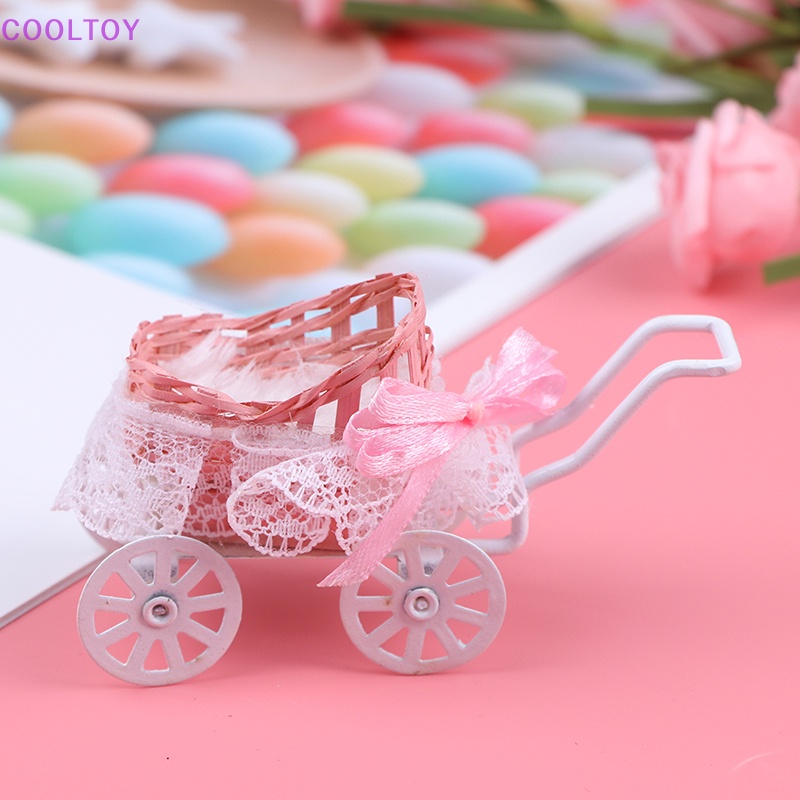 Cooltoy 1 Mô Hình Xe Đẩy Em Bé Mini Tỉ Lệ 1: 12 Trang Trí Nhà Búp Bê