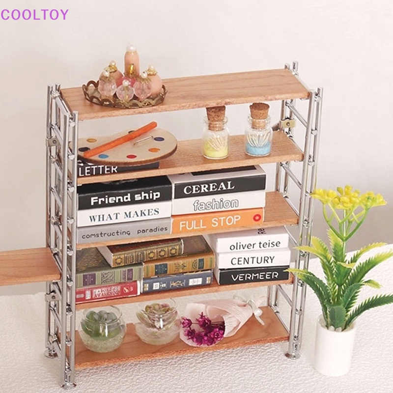 Kệ Đứng Đựng Sách Dùng Trang Trí Nhà Búp Bê Tỉ Lệ 1: 12