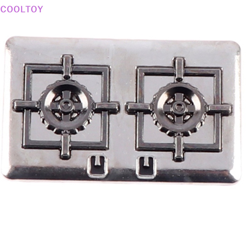 1 Bộ Bếp Gas Mini Bằng Kim Loại 1: 12 Trang Trí Nhà Búp Bê