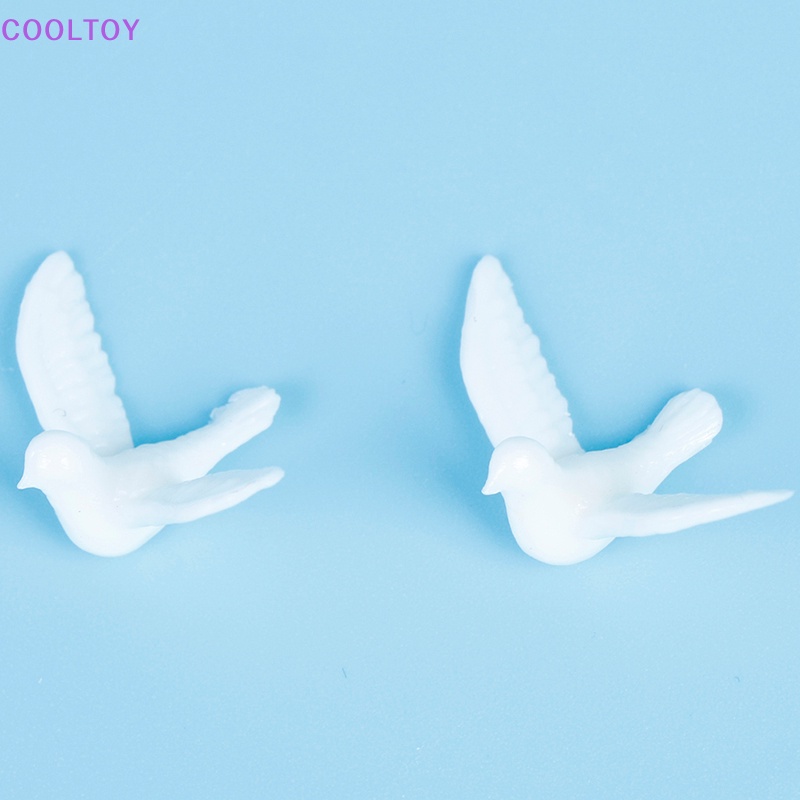 Cooltoy Bộ 2 Chim Bồ Câu Giả Tỉ Lệ 1: 12