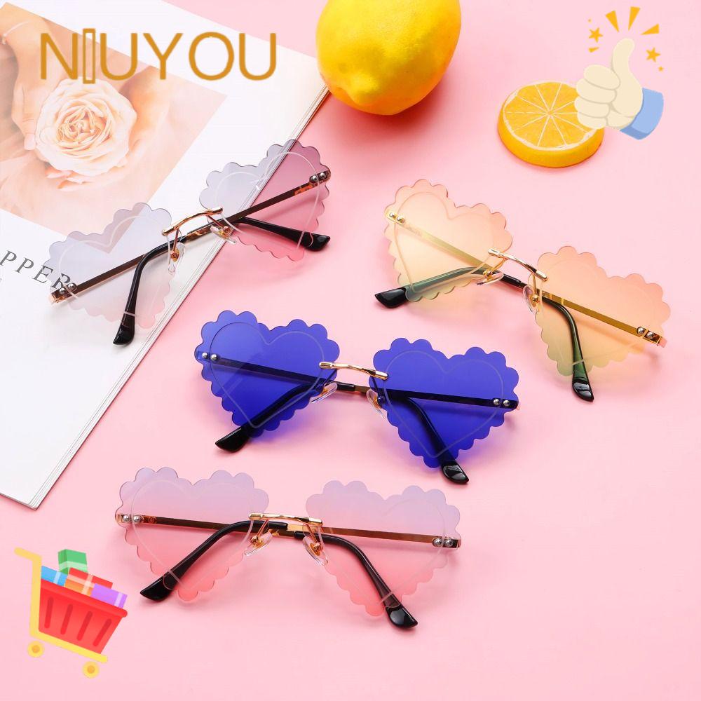 Kính Mát Bảo Vệ Mắt Không Vành Chống Tia UV400 Phong Cách Halloween Cho Nữ