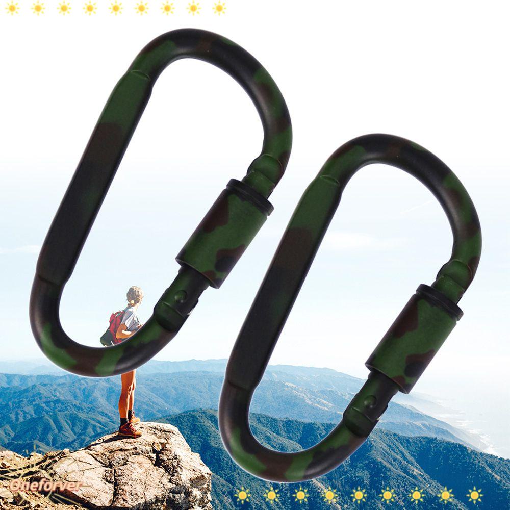 2 Móc Khóa Thể Thao Bằng Hợp Kim Nhôm Màu Đen