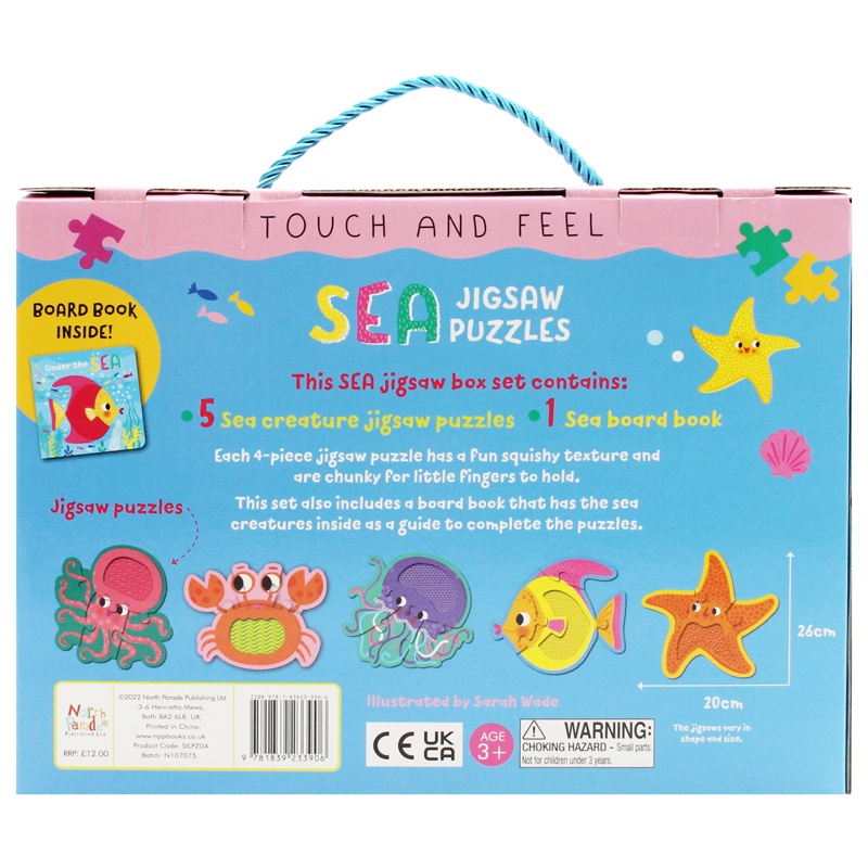 Touch And Feel Jigsaw Puzzles Boxset - Sea