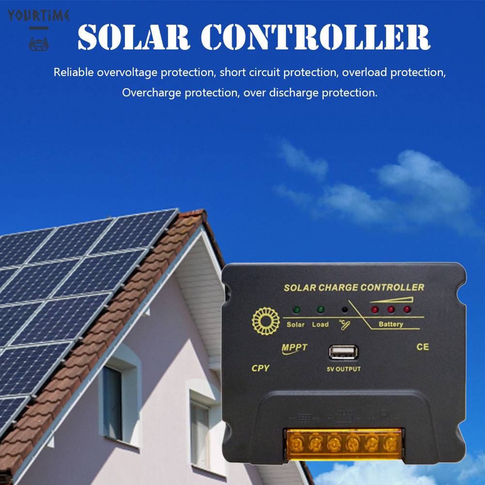 Bộ Điều Khiển Sạc Năng Lượng Mặt Trời 10A 20A 12V 24V MPPT