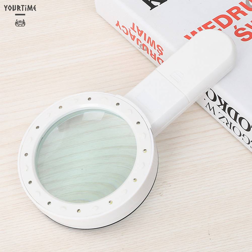 Kính Lúp Cầm Tay 30X Có 12 Đèn LED Chất Lượng Cao