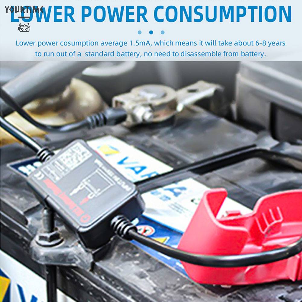 Thiết Bị Theo Dõi Pin Xe Hơi Tự Động 12V Cho Android IOS