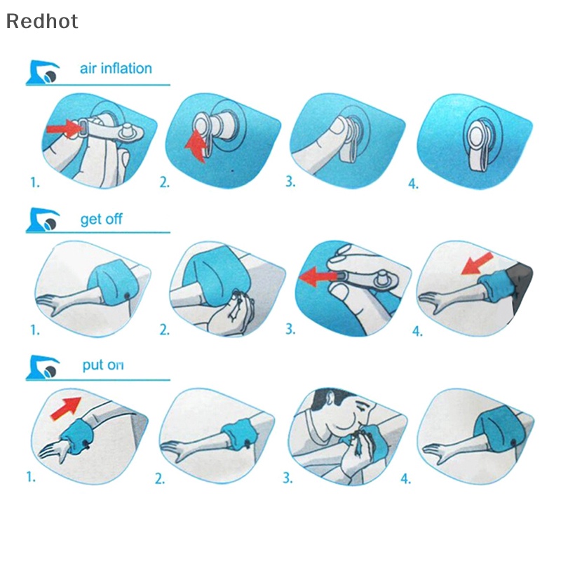 &lt; Redhot &gt; Phao Bơi Đeo Cánh Tay An Toàn Cho Trẻ Em Và Người Lớn