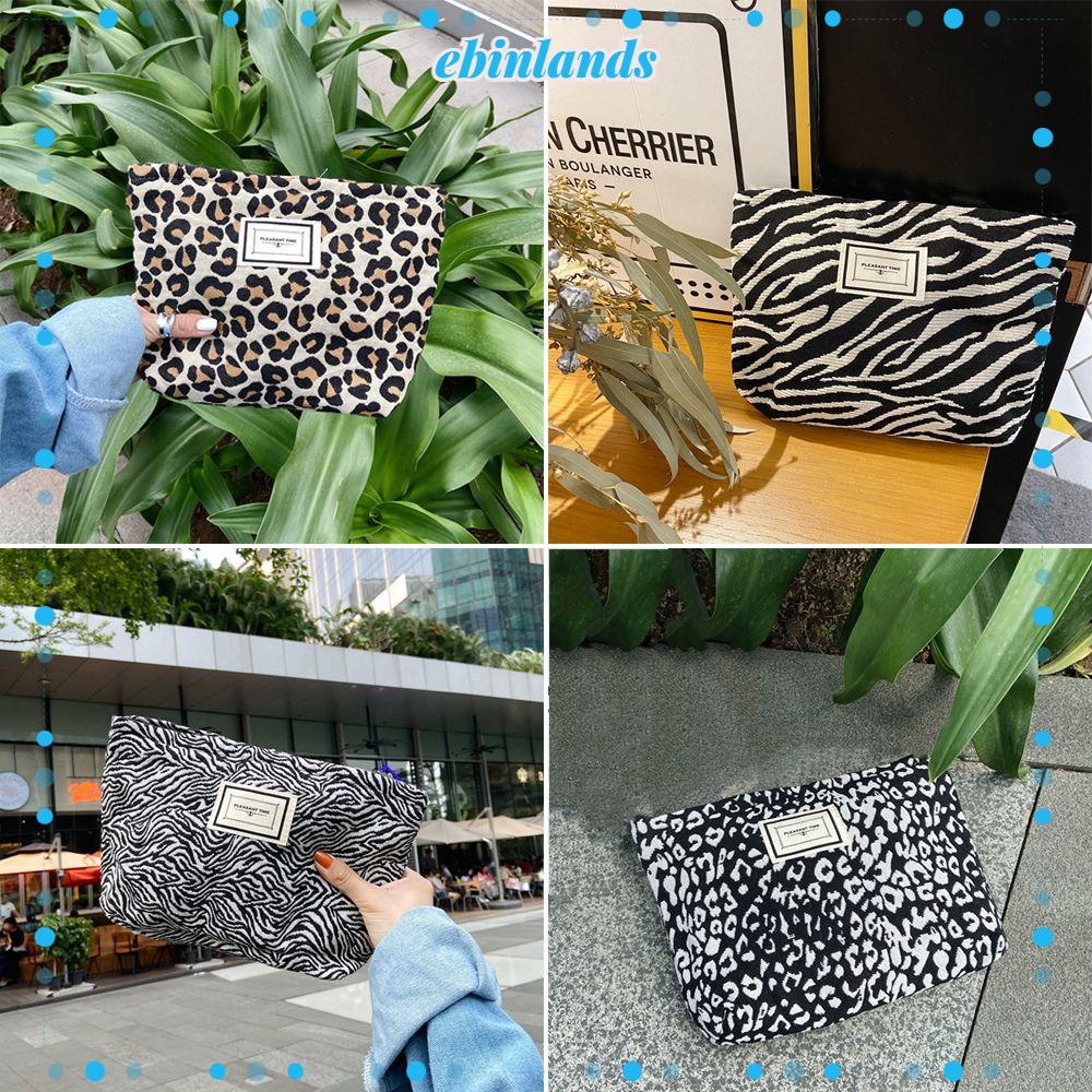 Túi Đựng Mỹ Phẩm Bằng Vải Canvas Thời Trang Dành Cho Nữ