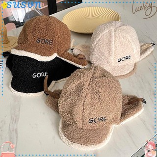 Nón len trùm tai giữ ấm thời trang