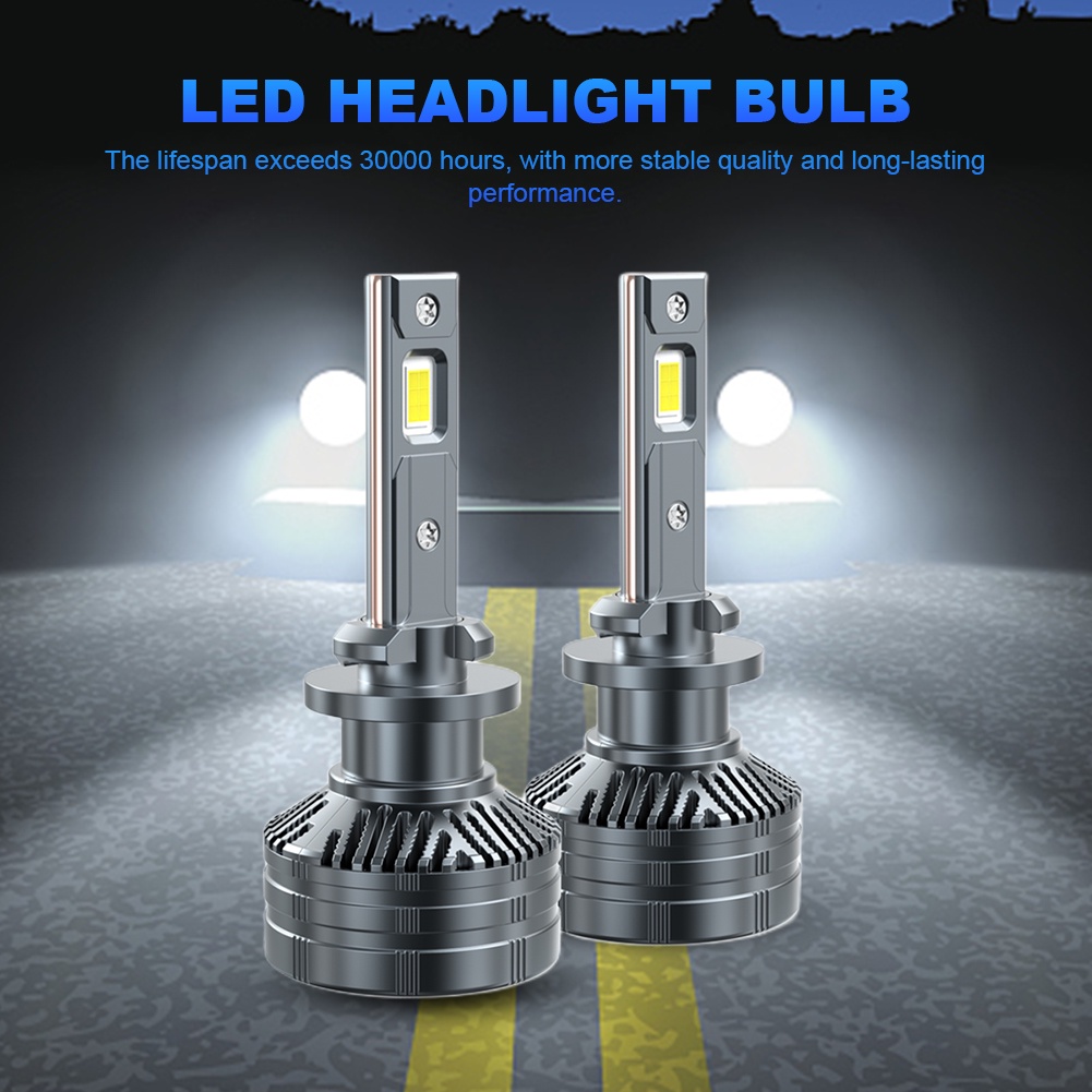 Đèn LED 65W 6000K 30000h Ánh Sáng Trắng Cho Mọi Loại Xe Hơi