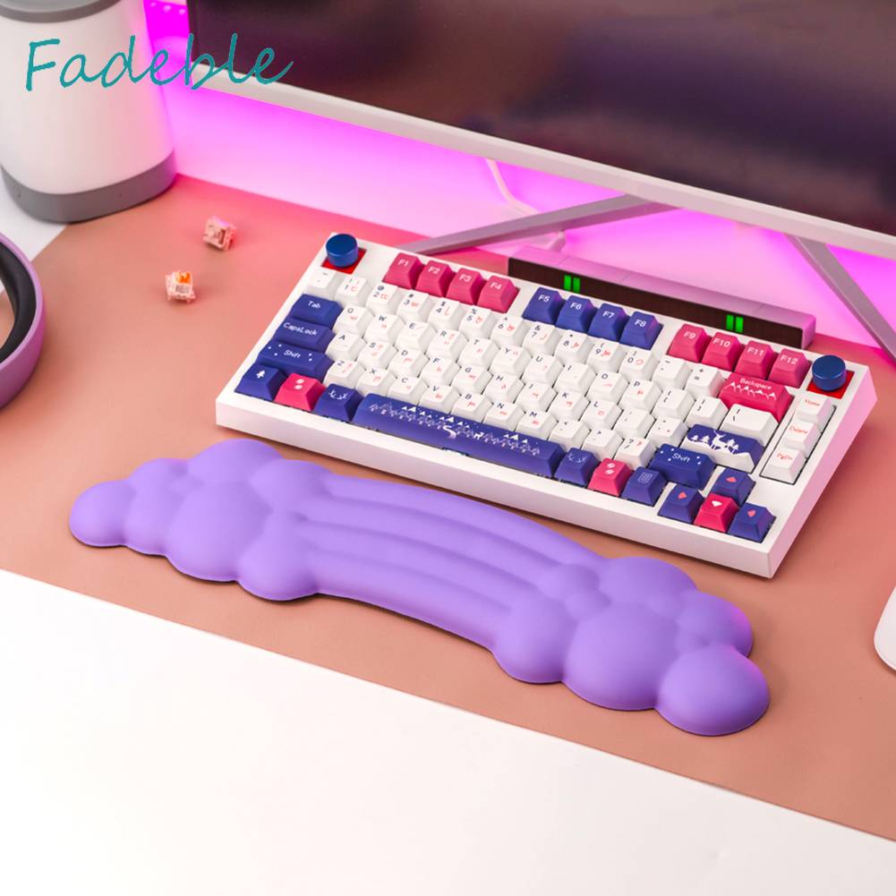 Đệm Cổ Tay Bấm Bàn Phím Máy Tính Giảm Đau Hình Đám Mây