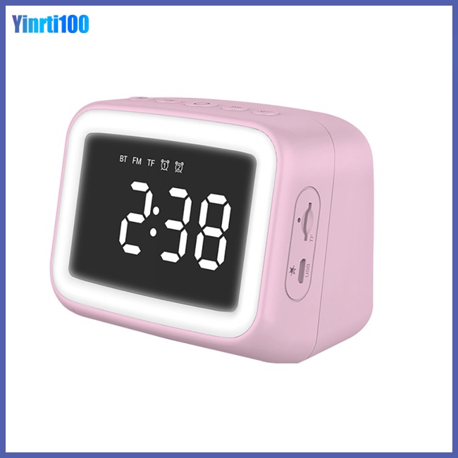 Loa Bluetooth Kỹ Thuật Số Thông Minh Hiển Thị Màn Hình Led HD Hỗ Trợ Thẻ Âm Thanh FM Và Phụ Kiện