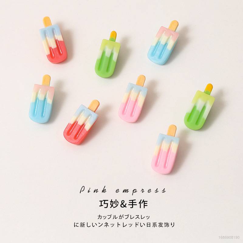 Kẹp Tóc Hình Cây Kem Dễ Thương Cho Nữ