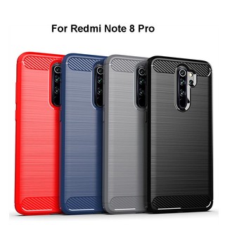 Vỏ chống nứt cho Xiaomi Redmi 8 8A Note 7 8 Pro 8T Redmi K20 Pro Vỏ điện thoại Carbon mềm