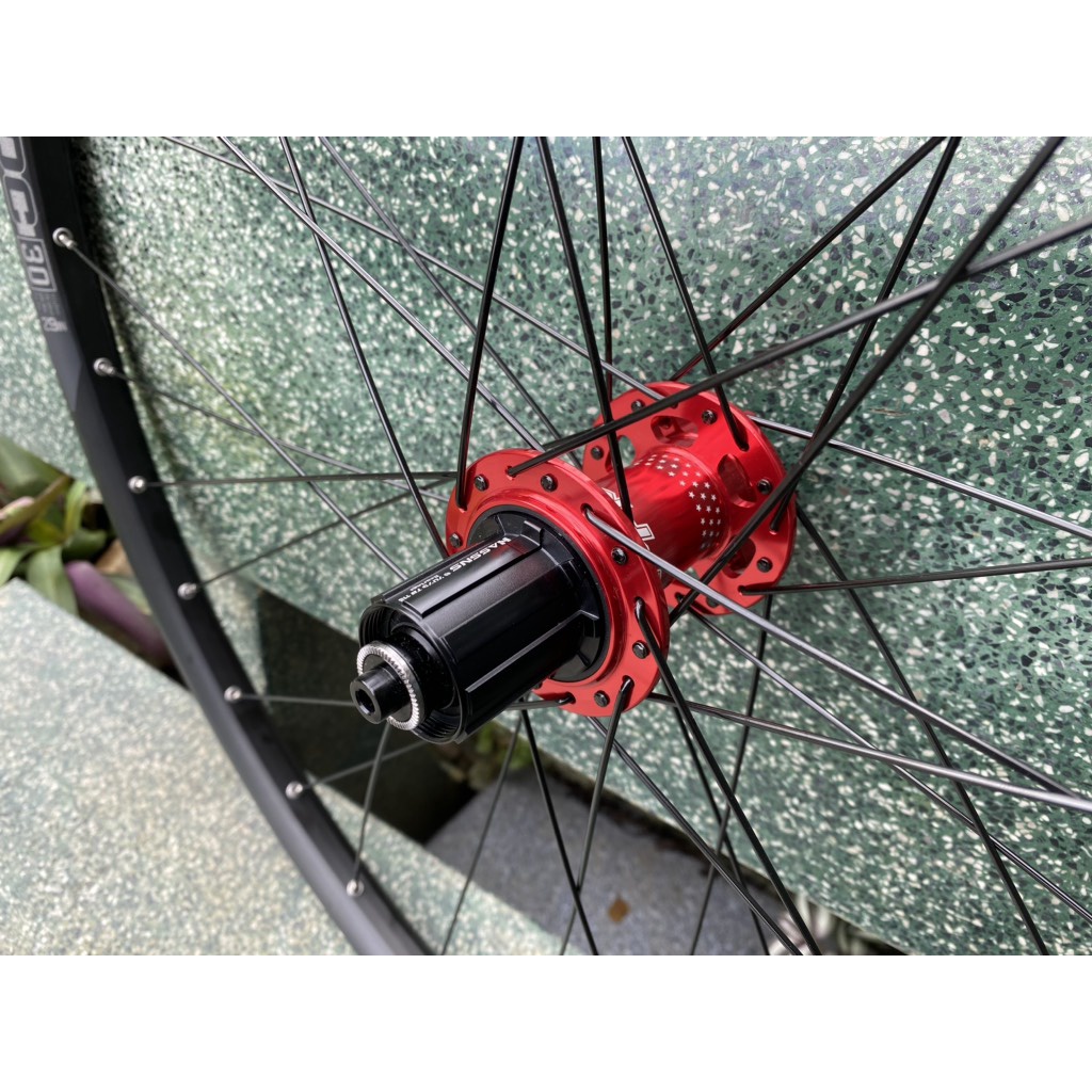 Bộ bánh xe đạp đùm cối nổ, vành Duroc 30 - 27.5 inch