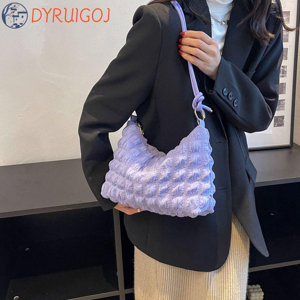 Túi Tote Đeo Vai Họa Tiết Sọc Thanh Lịch Phong Cách Hàn Quốc Cho Nữ