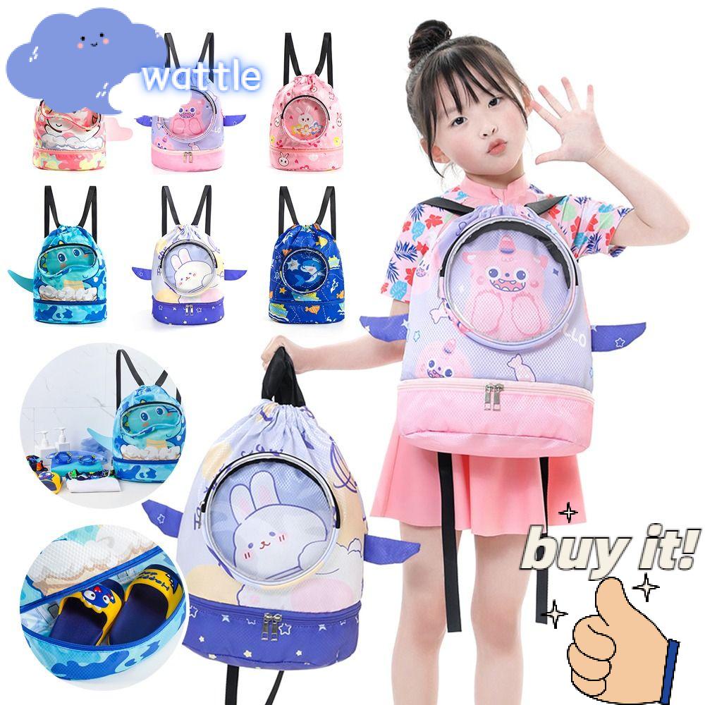 Túi Dây Rút Thể Thao In Họa Tiết Hoạt Hình Dễ Thương Có Thể Điều Chỉnh Cho Bé