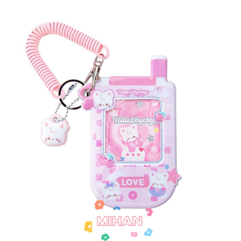 Kẹp Giữ Thẻ Điện Thoại Bằng Nhựa Hai Màu Sáng Tạo MIHAN1