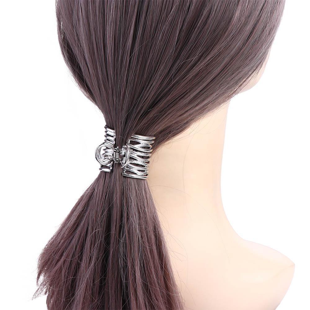 ANEMONE Kẹp Tóc Đuôi Ngựa Bằng Kim Loại Phong Cách Hàn Quốc Thời Trang Cho Nữ
