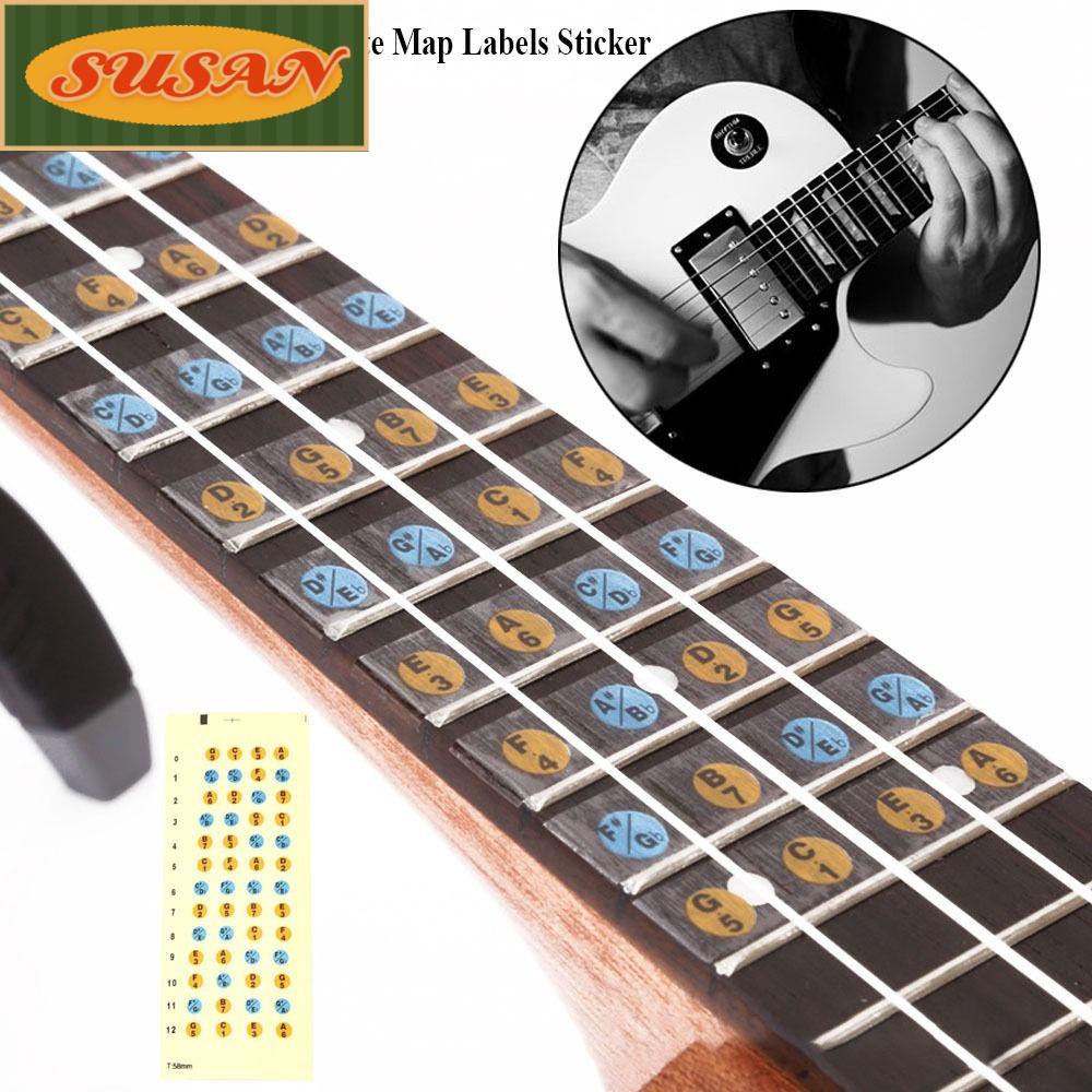 Bộ 5 Miếng Dán 13.5 * 5.8cm Trang Trí Đàn Guitar Điện