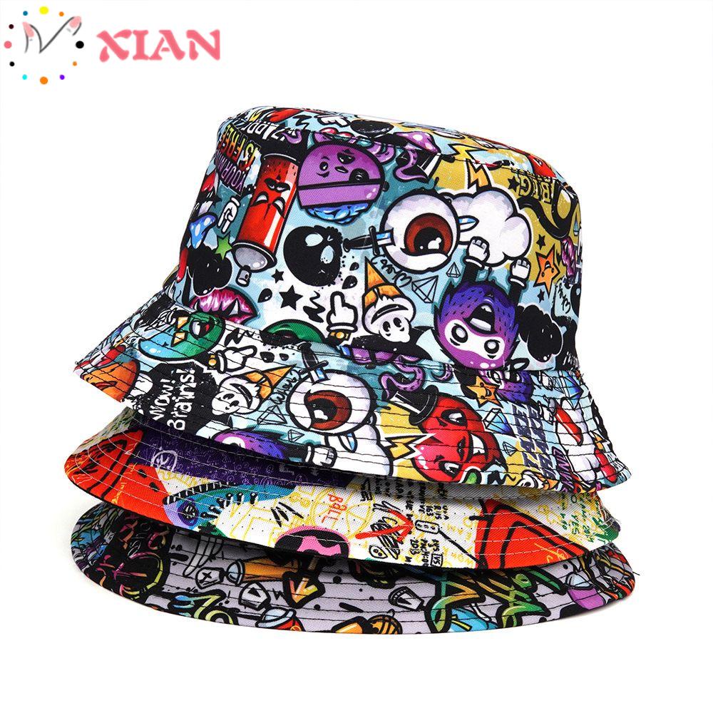 Mũ Bucket Panama In Chữ Và Động Vật Thời Trang Dành Cho Nam Và Nữ