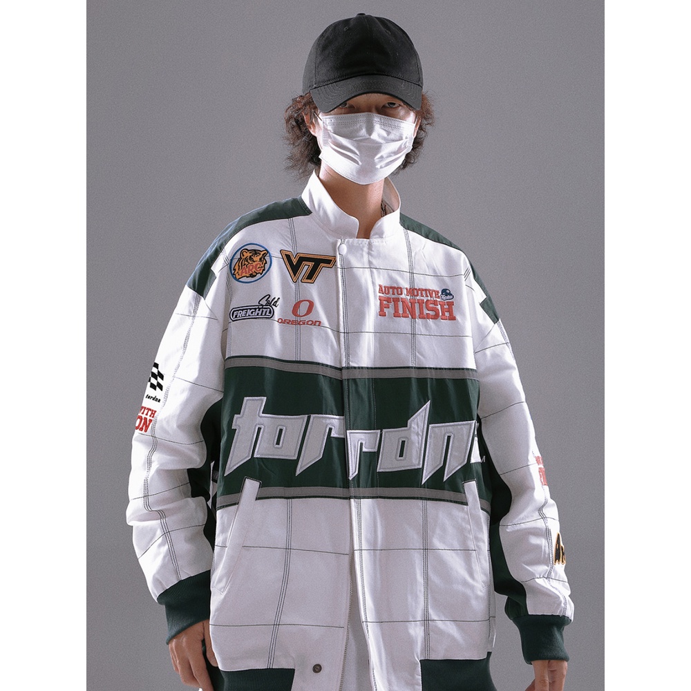 Áo Khoác Bóng Chày Phong Cách Retro Mỹ Cá Tính Cho Nam Nữ