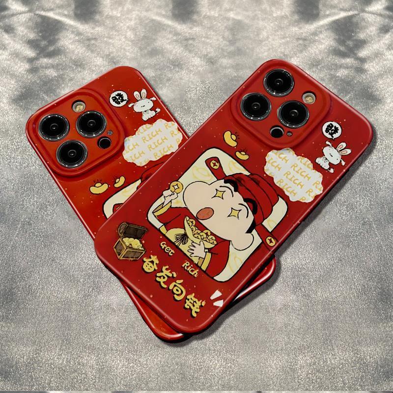 Ốp Điện Thoại Dẻo Họa Tiết Hoạt Hình Shin-Chan Dễ Thương Chống Sốc Cho Iphone1 Iphone126In 1314pro max 78 11