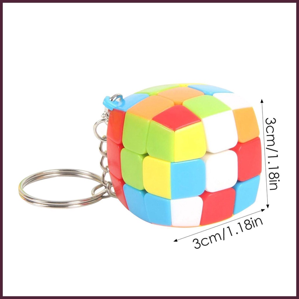 Móc Khóa Mini Hình Dạng Odd Đính Đá Nhiều Màu Sắc Có Thể Tháo Rời Cho Ba Lô / Ví / Túi Xách