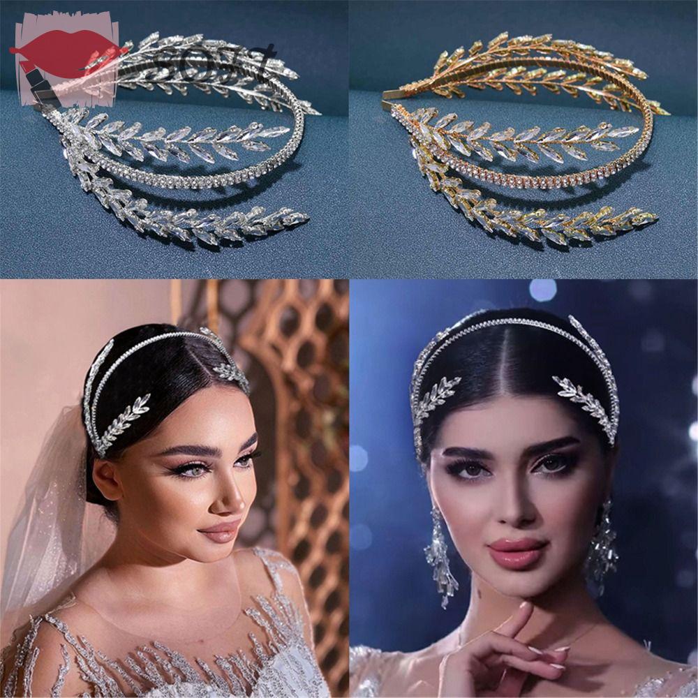 Băng Đô Cài Tóc Thiết Kế Tinh Tế Cho Cô Dâu