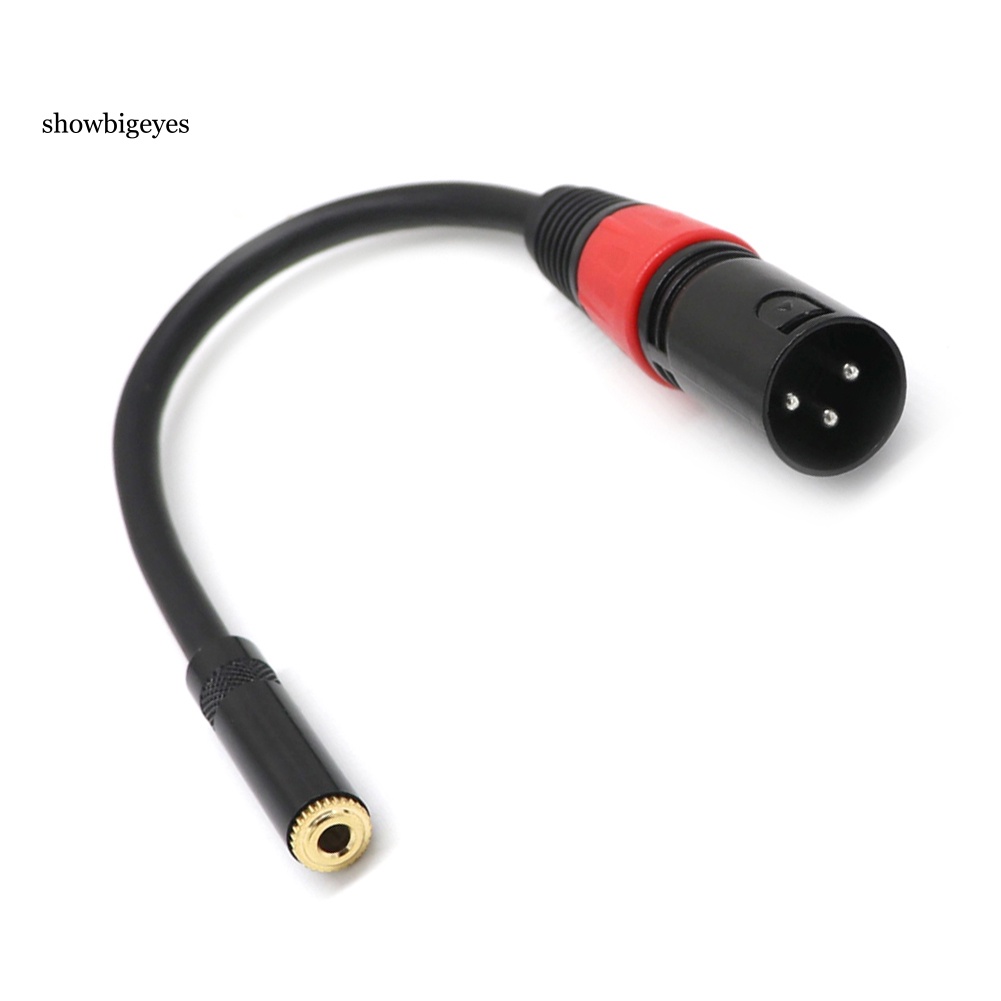 Dây Cáp Chuyển Đổi Cổng 3.5 Cái Sang XLR Đực Chuyên Dụng Cho Micro