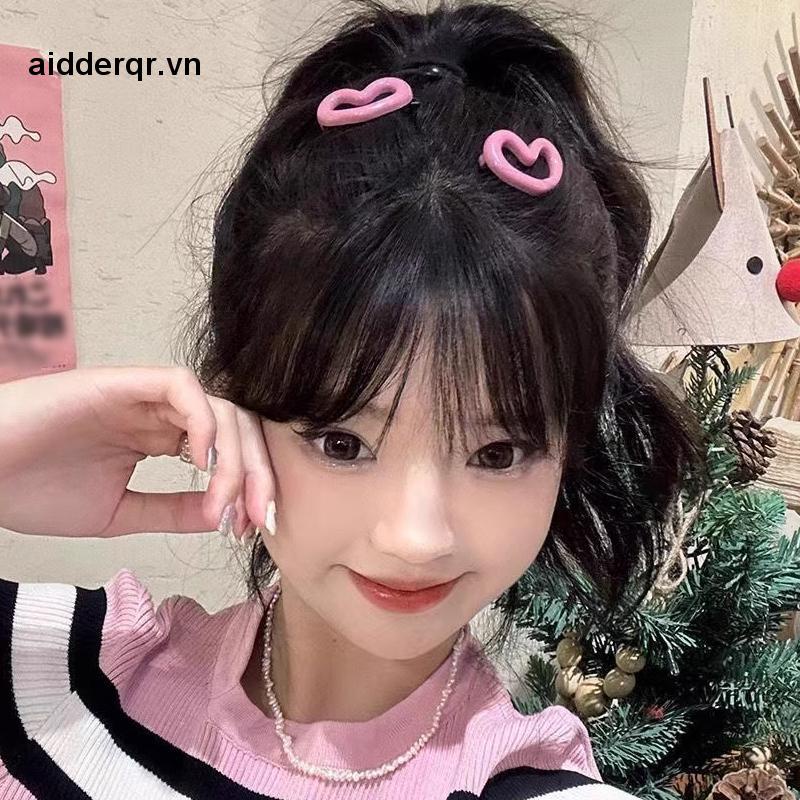 🌸🌸Kẹp TóC HìNh TráI Tim NhiềU MàU Dễ Thương Cho Nữ