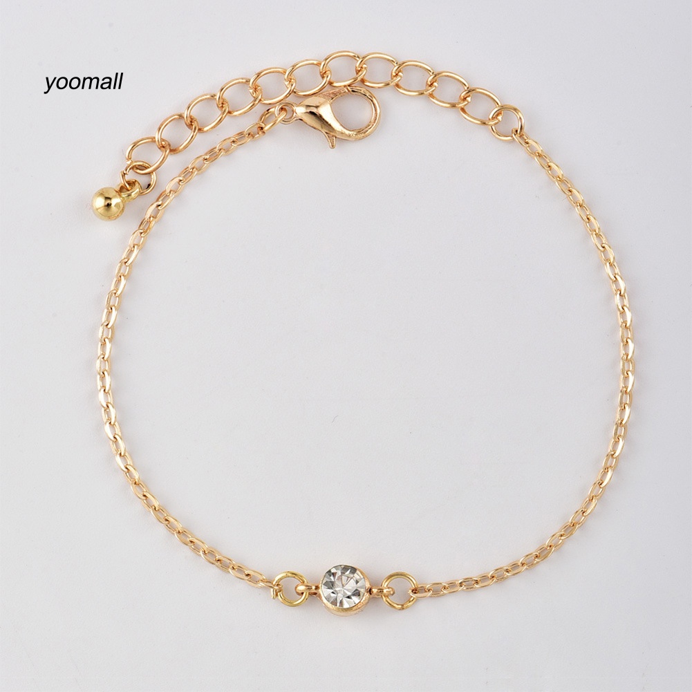 Set 4 Vòng Tay Hở Hình Mặt Trăng / Chiếc Lá Thời Trang Cho Nữ